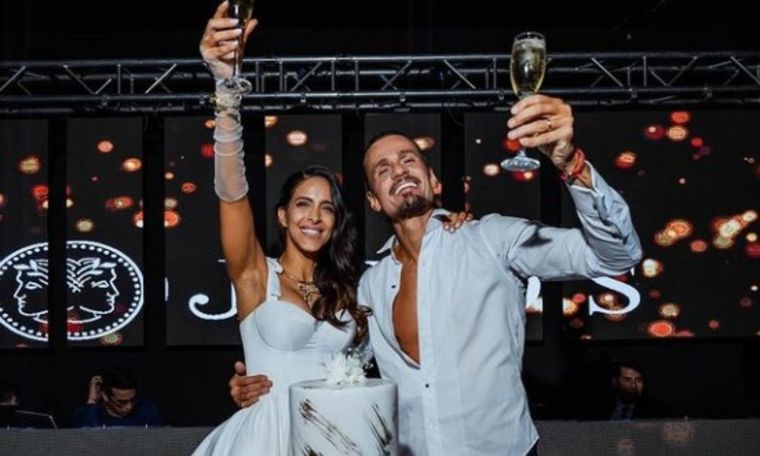 Christian Sancho y Celeste Muriega casi se quedan sin luna de miel Un problema por poco los deja sin viaje a Punta Cana Foto: @celestemuriega