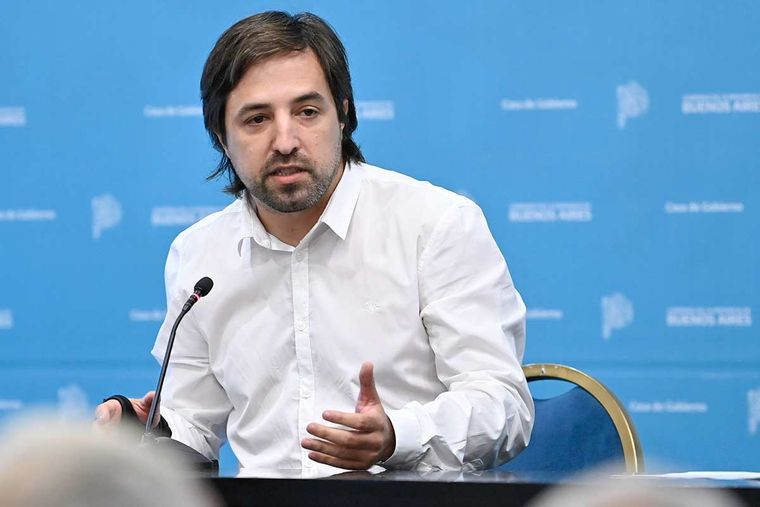 El ministro de Salud bonaerense. Nicolás Kreplak&nbsp;