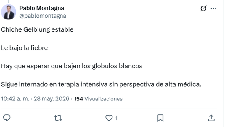 Pablo Montagna sobre Chiche Gelblung. Pablo Montagna sobre Chiche Gelblung. 