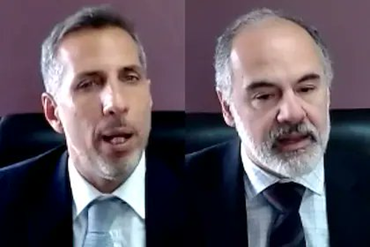 Los fiscales Diego Luciani y Sergio Mola. Los fiscales Diego Luciani y Sergio Mola.
