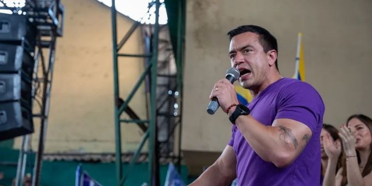 Ecuador reeligió a Daniel Noboa como presidente Foto: EFE