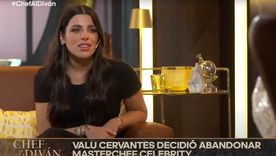 La joven abandonó la competencia y abrió su corazón. Créditos: Captura La joven abandonó la competencia y abrió su corazón. Créditos: Captura