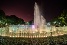 La fuente se encuentra en el corazón de la Ciudad de Mendoza Foto: Gobierno Mendoza