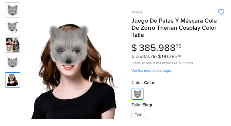 Máscaras, colas y patas para ser un Therian Máscaras, colas y patas para ser un Therian