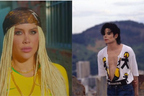 Wanda Nara y Michael Jackson grabaron sus videoclips en Río de Janeiro. Wanda Nara y Michael Jackson grabaron sus videoclips en Río de Janeiro.