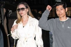 Angelina Jolie volvió a reaparecer en público tras los dichos de su hijo, Pax.