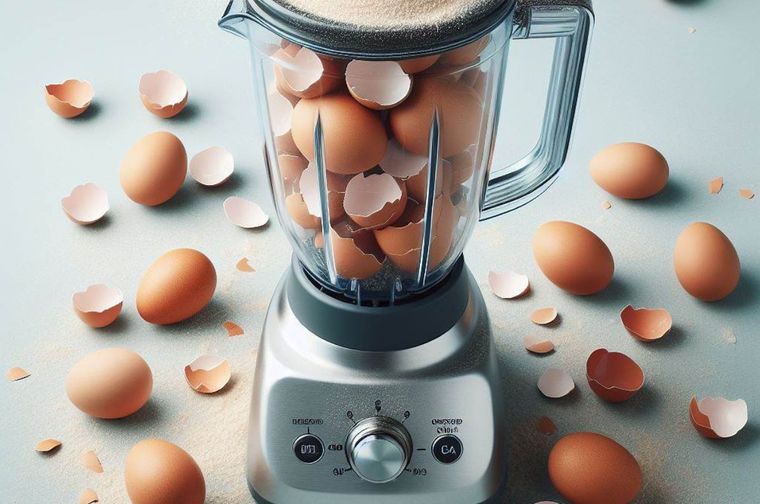 El truco de la licuadora y la cáscara de huevo.