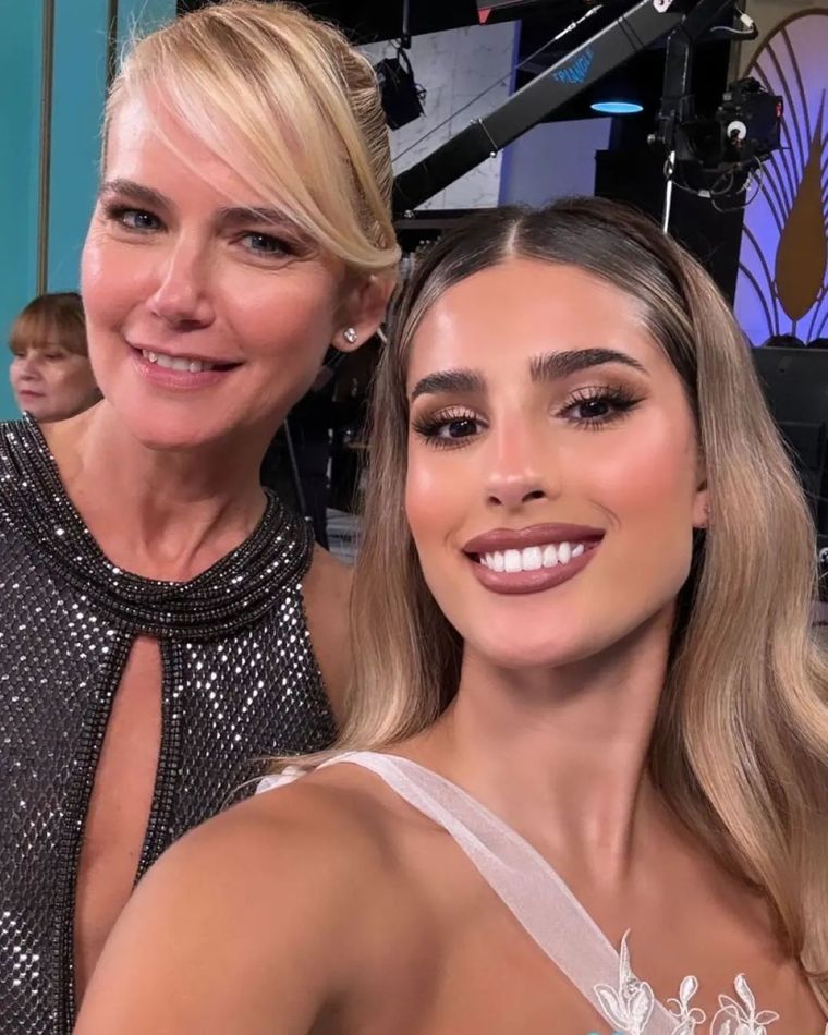 Dos rubias argentinas se enfrentan en este duelo de estilos en la mesaza de Mirtha Legrand. Foto: Instagram