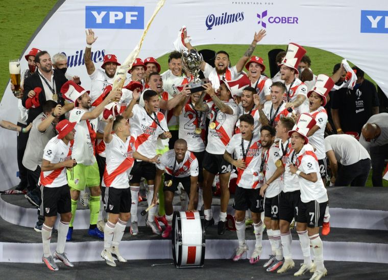 River es el campeón de la Supercopa Argentina Foto: TyC Sports