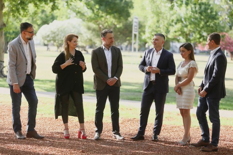 El intendente de Godoy Cruz presentó a su equipo de trabajo Foto: Prensa Godoy Cruz