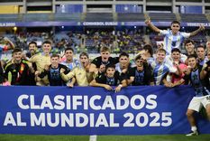 La Sub 20 le dedicó el triunfo a un futbolista. Foto: EFE La Sub 20 le dedicó el triunfo a un futbolista. Foto: EFE