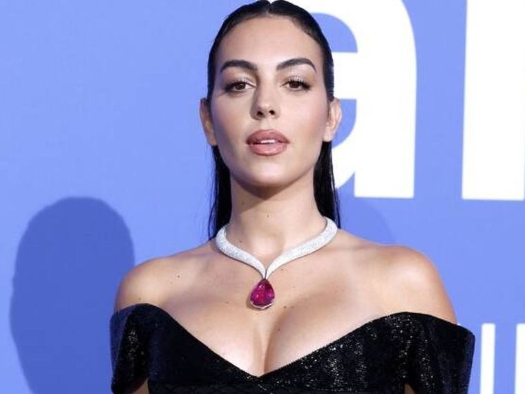 La fotografía de Georgina Rodríguez Foto: Reuters