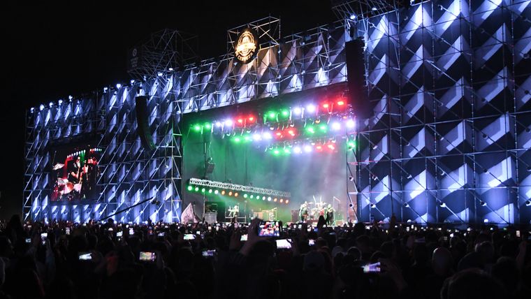 Molotov en la primera noche de la Fiesta de la Cerveza.&nbsp;