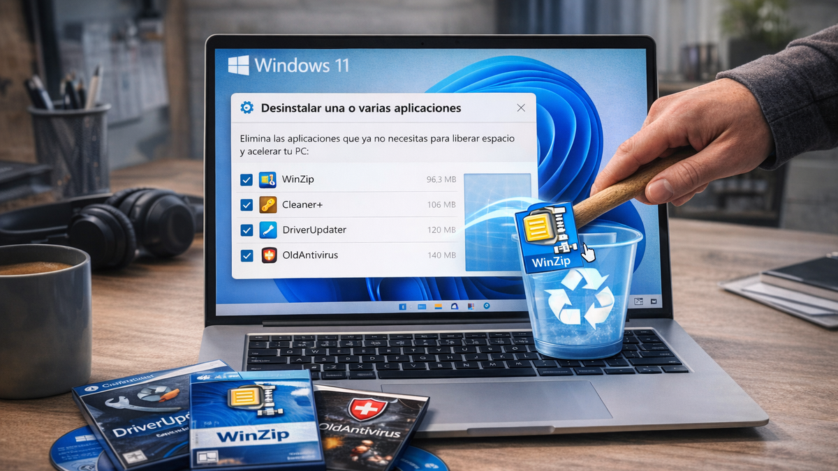 Windows 11 permite borrar aplicaciones que ya no sirven y que hacían más lenta tu PC