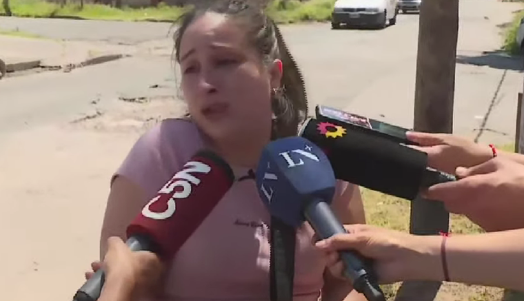 La hermana de la víctima que murió apuñalado presuntamente por su pareja. La hermana de la víctima que murió apuñalado presuntamente por su pareja.