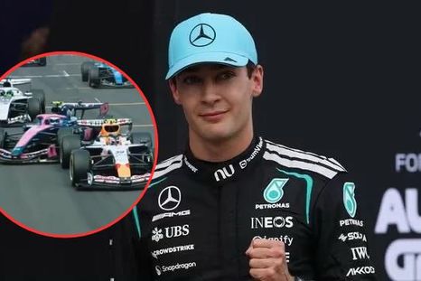 Russell, impresionado con la maniobra de Colapinto en el GP de Australia. Russell, impresionado con la maniobra de Colapinto en el GP de Australia.