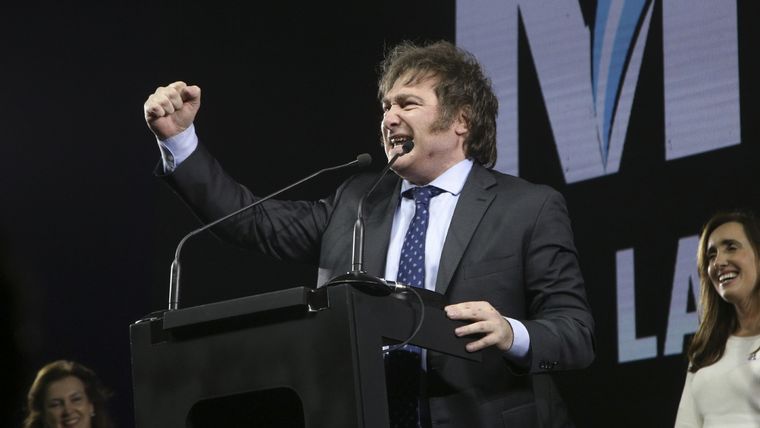 Javier Milei donó su sueldo pero su patrimonio aumentó un 64% en el 2022 Foto: NA