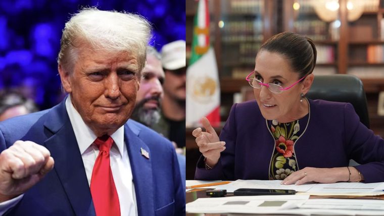 Donald Trump y Claudia Sheinbaum mantuvieron una conversación por llamada telefónica.