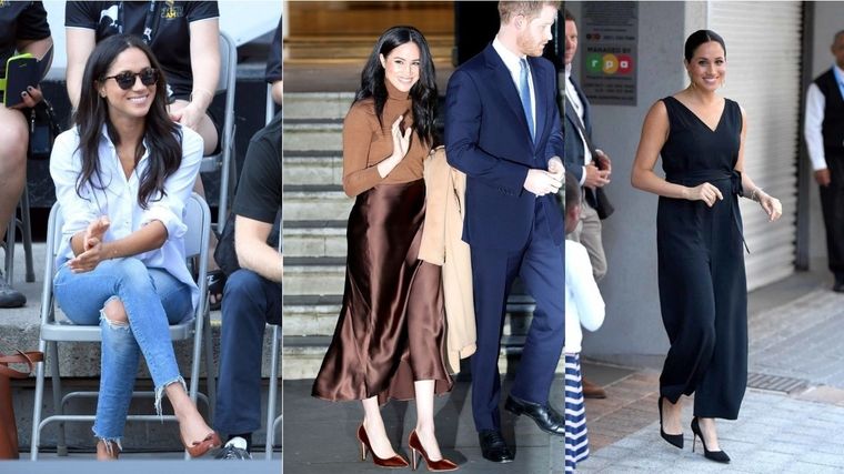 Meghan y sus outfits de rebaja. Foto: Gentileza