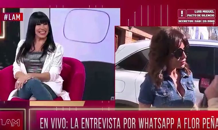 Florencia Peña y Marixa Balli recordaron cuando fueron diosas del verano en Ritmo de la Noche Un divertido momento se vivió en LAM Foto: Captura de TV