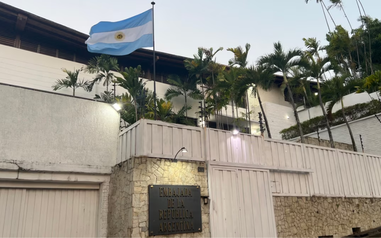 Embajada argentina en Venezuela. Foto: Embajada Argentina en Venezuela