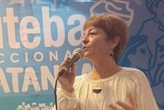 María Laura Torre, secretaria adjunta de Suteba Foto: X @mlautorre