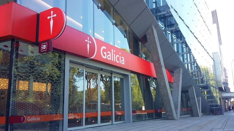 Un problema técnico del Banco Galicia generó pánico entre los clientes. Foto: Banco Galicia