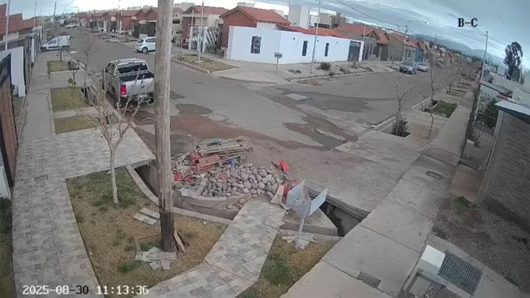 El trueno cayó sobre Luján de Cuyo.&nbsp;