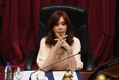 Cristina solo abrió la sesión. No estuvo en la votación. Foto: Agencia Télam Cristina solo abrió la sesión. No estuvo en la votación. Foto: Agencia Télam
