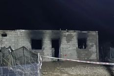 Así quedó la vivienda tras el incendio