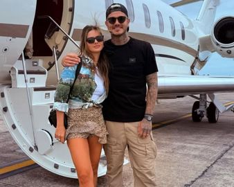 La feliz pareja ya preparó las valijas. Foto: Instagram/ @mauroicardi. La feliz pareja ya preparó las valijas. Foto: Instagram/ @mauroicardi.