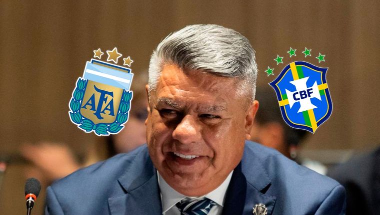 El Chiqui Tapia habló sobre las entradas para Argentina-Brasil. Foto: @tapiachiqui y Paladar Negro