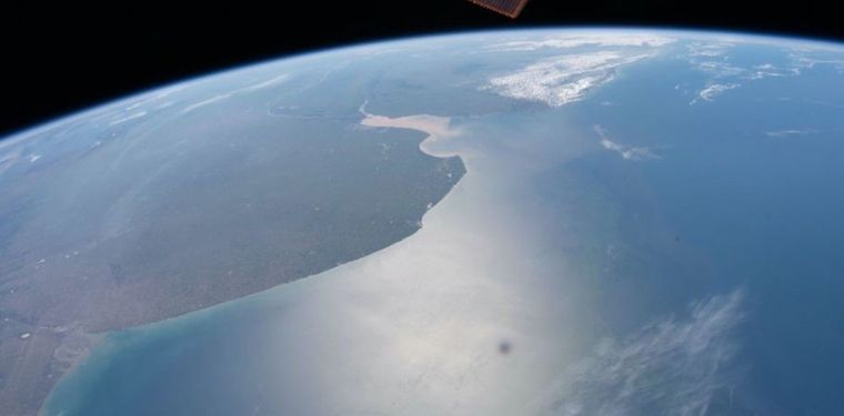 La NASA fotografió a nuestro país desde la Estación Espacial Internacional