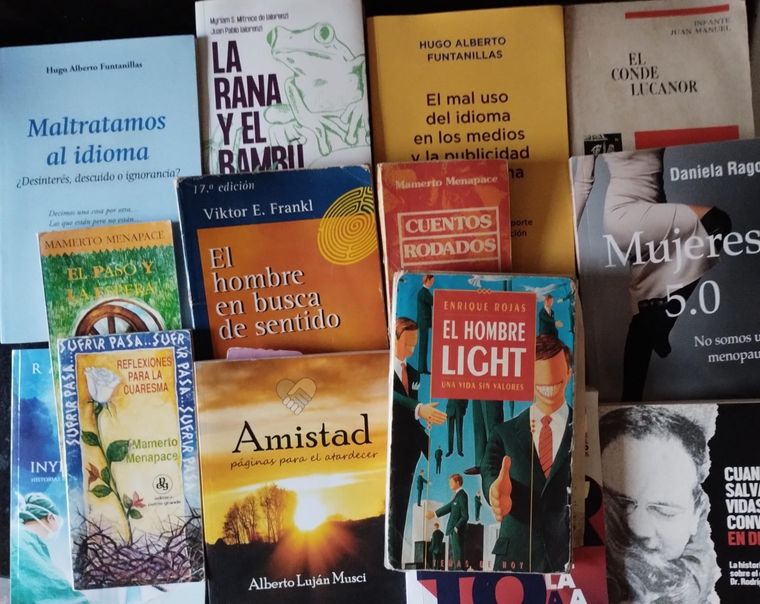 Cada libro corresponde a una inquietud de la sociedad en un momento determinado o a lo largo del tiempo Foto: Marisa Musci