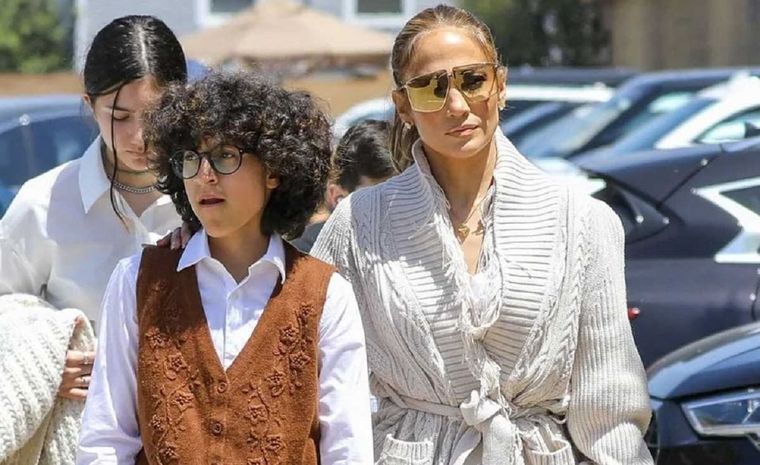 Jennifer Lopez junto a su hija Emme Muñiz. Foto: Instagram/Emme Muñiz