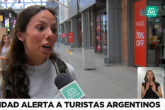que dice la tv chilena de la preocupacion de los turistas argentinos por la inseguridad