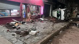 tragedia en mar del plata: un choque termino con un muerto, cinco heridos y un almacen destruido