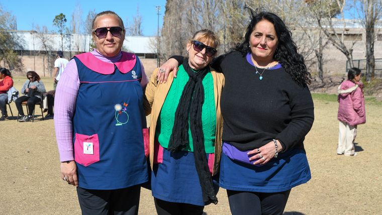 Paola Rodríguez, Lourdes Rubini y Rosana Ferreyra. Paola Rodríguez, Lourdes Rubini y Rosana Ferreyra.