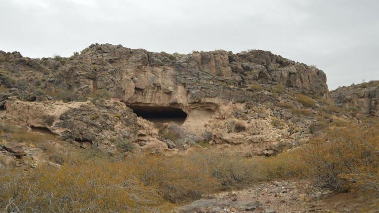 La cueva se ubica al norte de la provincia de Neuquén Foto: Conicet fotografía