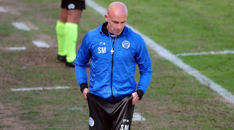 El Gallego no ocultó su bronca Foto: ALF PONCE MERCADO / MDZ