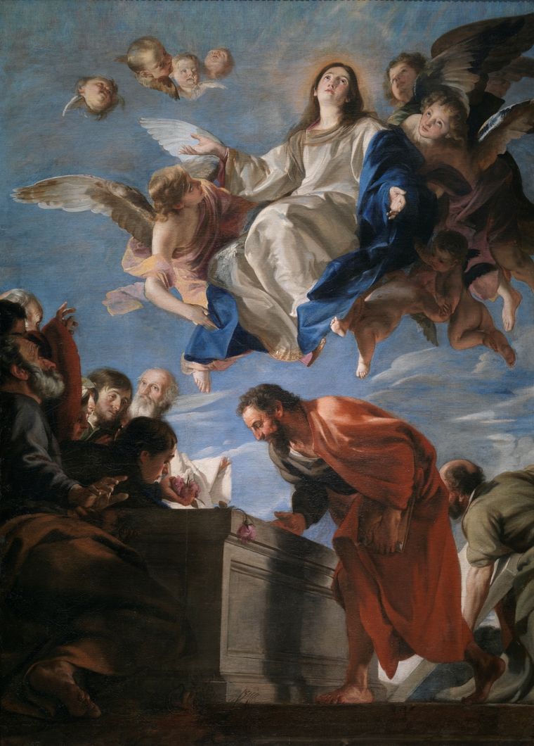 Asunción de la Virgen, por Juan Martín Cabezalero. Museo del Prado.