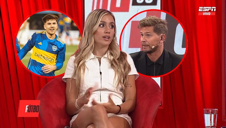 El conductor se refirió al romance entre la comunicadora y el jugador.