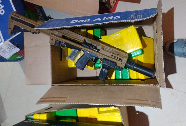 Se secuestraron al rededor de 90 kilos de cocaína de máxima pureza distribuidos en 50 ladrillos.