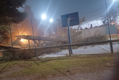 El temporal causó detrozos en varias ciudades, con Olavarria cómo principal afectado.