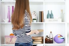 Decorar con estanterías Foto: Blog Hogar