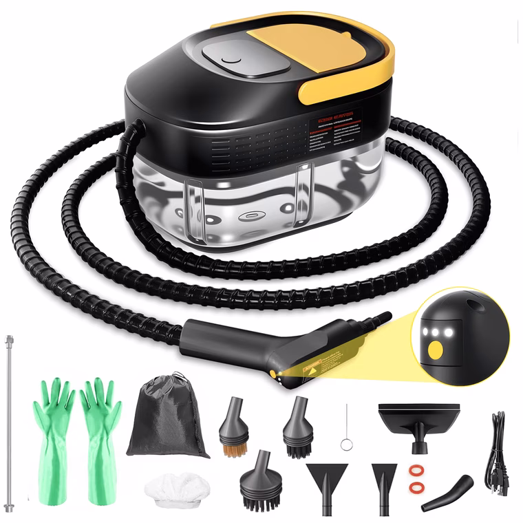 Este limpiador con descuento incluye 16 accesorios. Este limpiador con descuento incluye 16 accesorios. 