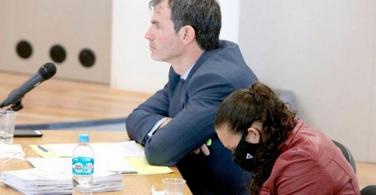 Ansiedad Valeria esperó con inquietud el veredicto de los jueces. Foto: Canal C (Córdoba).