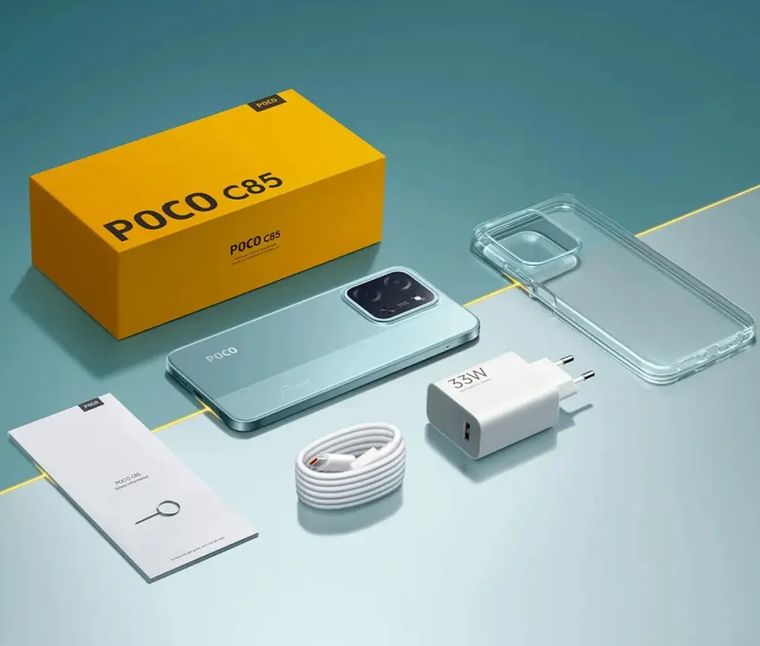 El POCO C85 combina pantalla amplia, batería duradera, Dual SIM y rendimiento para uso diario. El POCO C85 combina pantalla amplia, batería duradera, Dual SIM y rendimiento para uso diario.