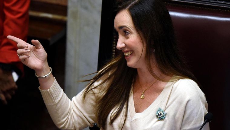 Victoria Villarruel fue elogiada por un legislador kirchnerista Foto: EFE