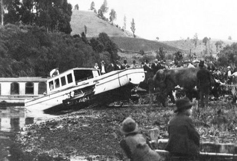 La barca que potagonizó la tragedia. Foto: CEPH Chile